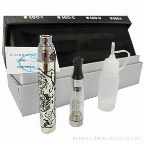 Electronic Cigarette Starter Kit with 650/900/1,100mAh Battery Capacity and 133 x 14mm Length